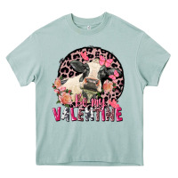 Arona Be my Valentine Holstein Cow Valentine's Day Heavy Core Tee - FaDigitalArtStudio