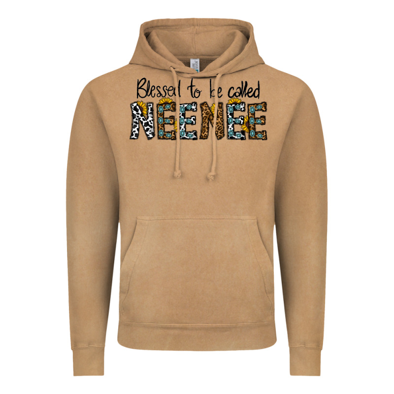 Blessed To Be Called Neenee Vintage Hoodie by CowhideDigitalArt | Teevron