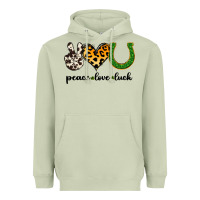 Matcha Peace Love Luck Heavyweight Hoodie - Jasminsmagicworld