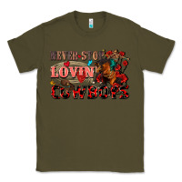 Army Green Never stop lovin cowboys Classic Tee - FaDigitalArtStudio