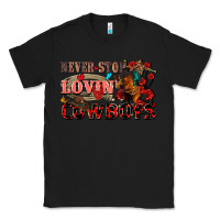 Black Never stop lovin cowboys Classic Tee - FaDigitalArtStudio