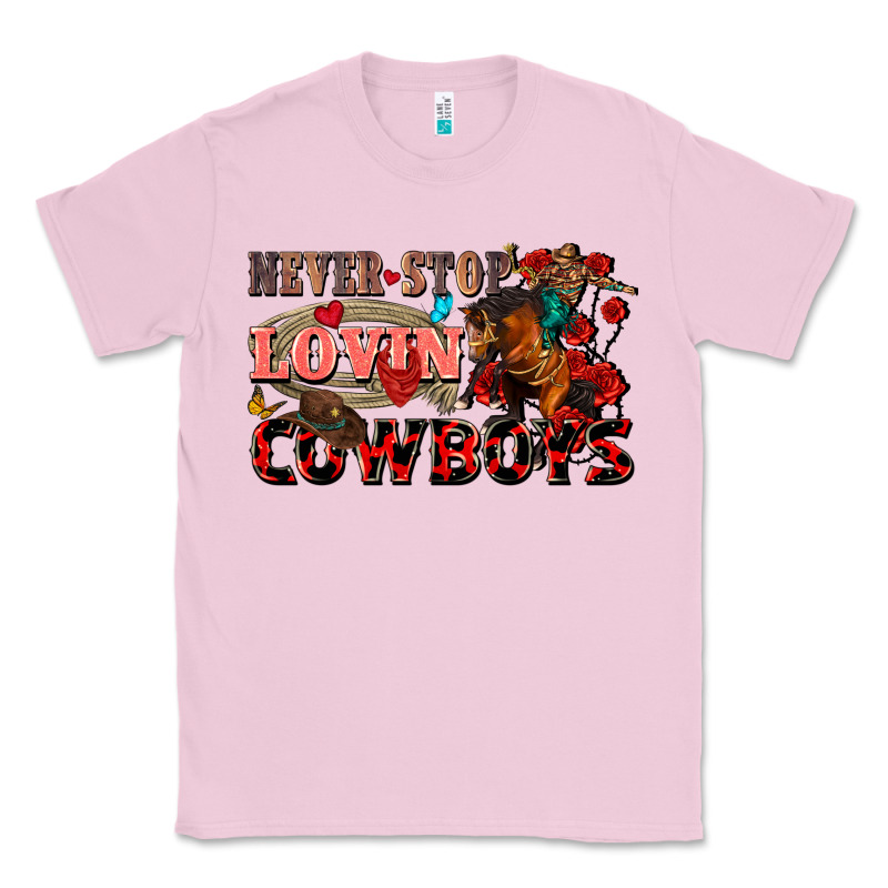 Never Stop Lovin Cowboys Classic Tee by FaDigitalArtStudio | Teevron