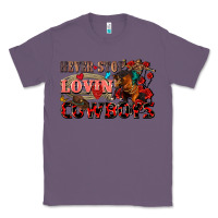 Lavender Never stop lovin cowboys Classic Tee - FaDigitalArtStudio
