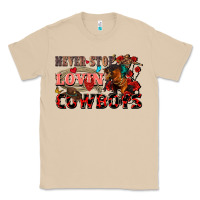 Mushroom Never stop lovin cowboys Classic Tee - FaDigitalArtStudio