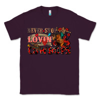 Plum Never stop lovin cowboys Classic Tee - FaDigitalArtStudio
