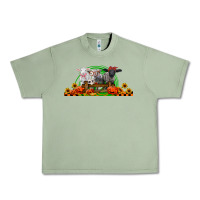 Oil Green halloween baby sheeps Urban Heavy Tee - LillyAllenDesigns