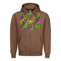 Chestnut mardi gras carnival fleur de lis Zipper Hoodie - Jasminsmagicworld