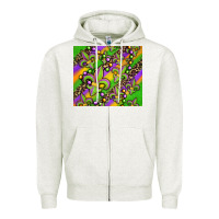 Mardi Gras Carnival Fleur De Lis Zipper Hoodie | Teevron