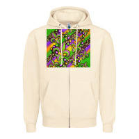 Sandshell mardi gras carnival fleur de lis Zipper Hoodie - Jasminsmagicworld