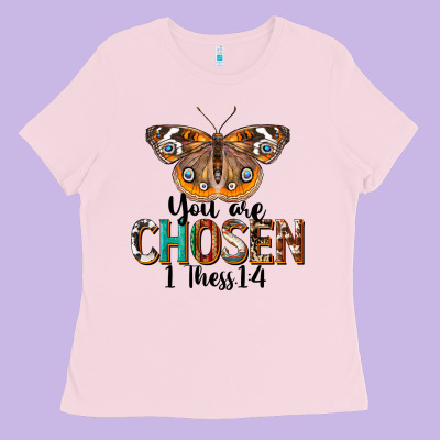 You Are Chosen Religious Ladies Tee Designed By Lillyallendesigns