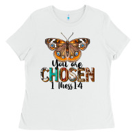 White You Are Chosen Religious Ladies Tee - LillyAllenDesigns
