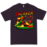 Plum sneaker girl Premium Tee - FaDigitalArtStudio