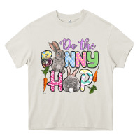 Cream Do the bunny hop Easter Heavy Core Tee - OliviaCreatesArt