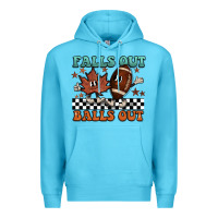 Ocean Blue falls out balls out Premium Hoodie - BarkalooDesign