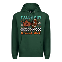 Sports Green falls out balls out Premium Hoodie - BarkalooDesign