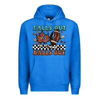 True Royal falls out balls out Premium Hoodie - BarkalooDesign