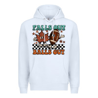 White falls out balls out Premium Hoodie - BarkalooDesign