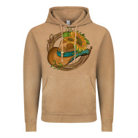 Vintage Camel western hat with sunflowers and rope Vintage Hoodie - Artiststas