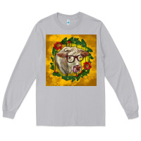 Moon Dust christmas charolais cow face Long Sleeve Tee - LillyAllenDesigns