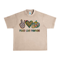 French Oak Peace Love Pumkins Urban Heavy Tee - Jasminsmagicworld