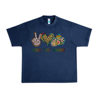 Navy Peace Love Pumkins Urban Heavy Tee - Jasminsmagicworld