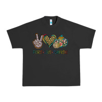 Pigment Black Peace Love Pumkins Urban Heavy Tee - Jasminsmagicworld