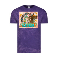 Cloud Purple Easter Day He is risen 20oz skinny Vintage Tee - LillyAllenDesigns