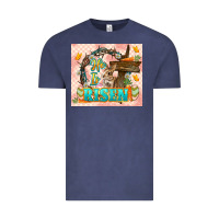 Vintage Denim Easter Day He is risen 20oz skinny Vintage Tee - LillyAllenDesigns