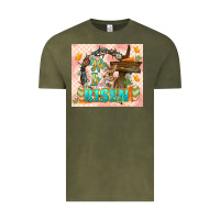 Vintage Olive Easter Day He is risen 20oz skinny Vintage Tee - LillyAllenDesigns