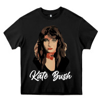 Black kate cute Heavy Core Tee - maiPhamDesign