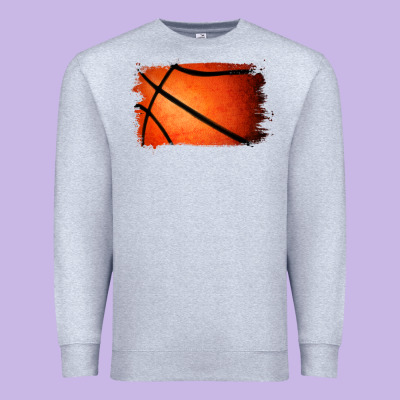 Basketball Brushstroke Premium Sweatshirt Designed By Jasminsmagicworld