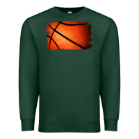 Sports Green basketball brushstroke Premium Sweatshirt - Jasminsmagicworld
