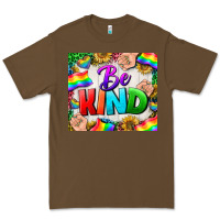 Cacao Western Be Kind LGBTQ Tumbler Premium Tee - BundleAndBundleShop