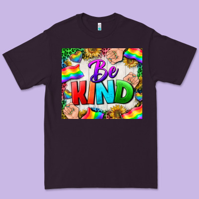 Western Be Kind Lgbtq Tumbler Premium Tee Designed By Bundleandbundleshop