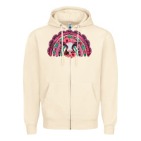 Sandshell valentines day pink gemstones baby calf rainbow Zipper Hoodie - Jasminsmagicworld