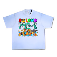 Grape Ice So Long Pre K Hello Summer Urban Heavy Tee - CowhideDigitalArt