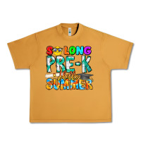 Peanut Butter So Long Pre K Hello Summer Urban Heavy Tee - CowhideDigitalArt