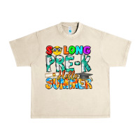 Sandshell So Long Pre K Hello Summer Urban Heavy Tee - CowhideDigitalArt