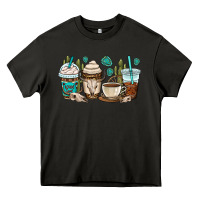 Asphalt bull skull coffee cups Heavy Core Tee - OliviaCreatesArt