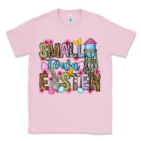 Bubblegum Pink Easter Day Small town Easter Classic Tee - OliviaCreatesArt