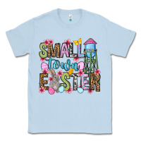 Dusty Blue Easter Day Small town Easter Classic Tee - OliviaCreatesArt
