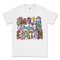 White Easter Day Small town Easter Classic Tee - OliviaCreatesArt