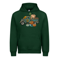 Forest Green western pumpkin farm truck Urban Hoodie - RanaPortraitStore