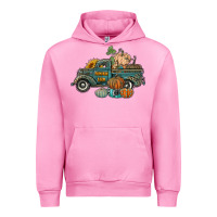 Fuchsia Pink western pumpkin farm truck Urban Hoodie - RanaPortraitStore