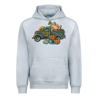 Heather Grey western pumpkin farm truck Urban Hoodie - RanaPortraitStore