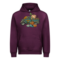 Mauve Wine western pumpkin farm truck Urban Hoodie - RanaPortraitStore