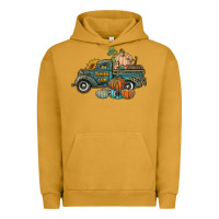 Pigment Peanut Butter western pumpkin farm truck Urban Hoodie - RanaPortraitStore