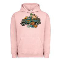 Pigment Salmon western pumpkin farm truck Urban Hoodie - RanaPortraitStore