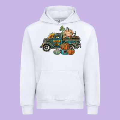 Western Pumpkin Farm Truck Urban Hoodie Designed By Ranaportraitstore