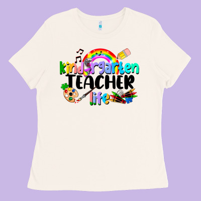 Kindergarten Teacher Life Ladies Tee Designed By Lillyallendesigns